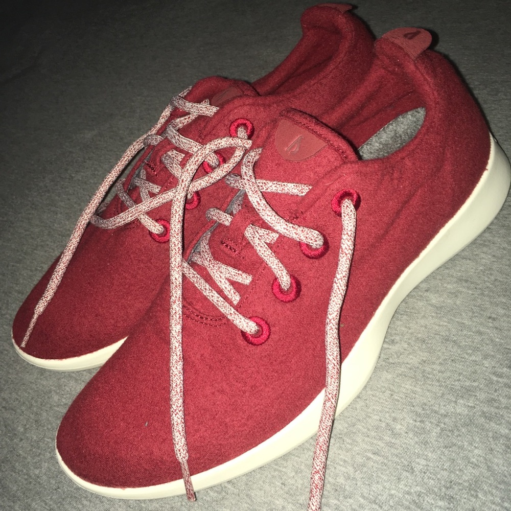 Allbirds Red Wool Runners. Men’s 10.